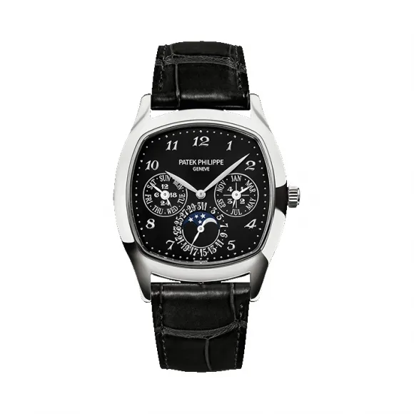 百达翡丽/Patek Philippe 超级复杂功能计时系grand Complications列 18k白金 自动机械机芯 男表 5940G-010