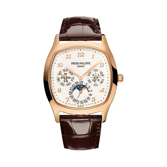 百达翡丽/Patek Philippe 超级复杂功能计时系grand Complications列 18k玫瑰金 自动机械机芯 男表 5940R-001