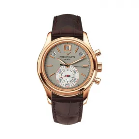 百达翡丽/Patek Philippe 复杂功能时计 Complications 系列 玫瑰金 自动机械机芯 男表 5960R-001