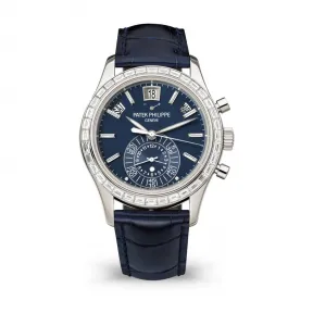 百达翡丽/Patek Philippe 复杂功能时计 Complications 系列 铂金 自动机械机芯 男表 5961P-001