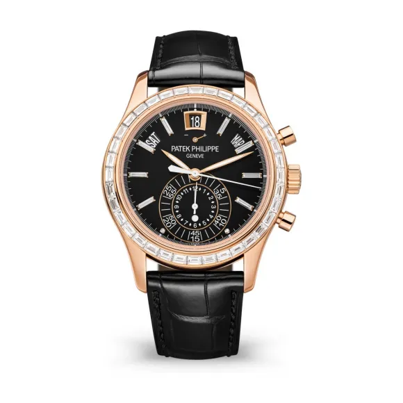 百达翡丽/Patek Philippe 复杂功能时计 Complications 系列 玫瑰金 自动机械机芯 男表 5961R-010