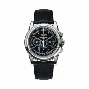 百达翡丽/Patek Philippe 超级复杂功能计时系grand Complications列 铂金 手动机械机芯 男表 5970P-001