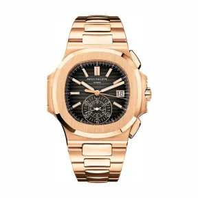 百达翡丽/Patek Philippe Nautilus 运动 鹦鹉螺 系列 玫瑰金 自动机械机芯 男表 5980-1R-001