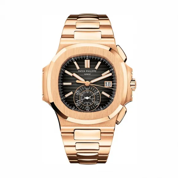 百达翡丽/Patek Philippe Nautilus 运动 鹦鹉螺 系列 玫瑰金 自动机械机芯 男表 5980-1R-001