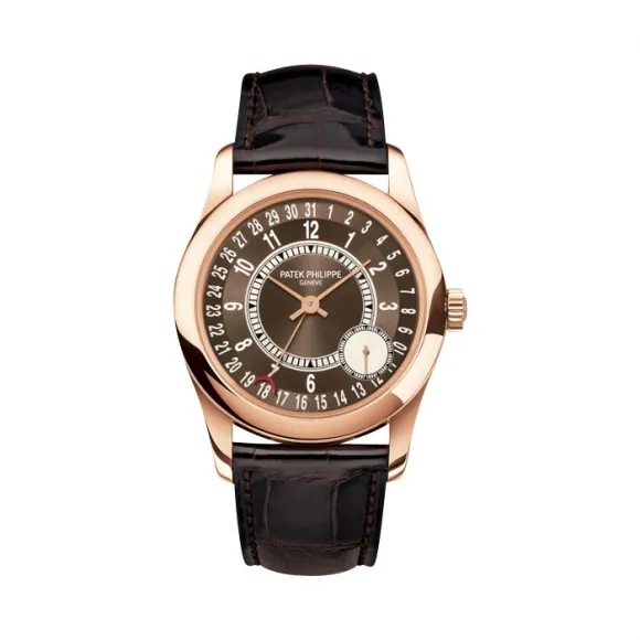 百达翡丽/Patek Philippe 卡拉特拉瓦 Calatrava 系列 18k玫瑰金 自动机械机芯 男表 6000R-001