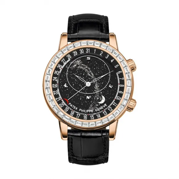 百达翡丽/Patek Philippe 超级复杂功能计时系列 玫瑰金 自动机械机芯 男表 6104R-001
