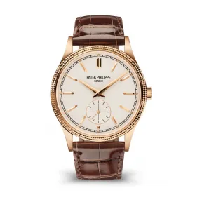 百达翡丽/Patek Philippe Calatrava 39MM 玫瑰金 手动机械机芯 男表 6119R-001