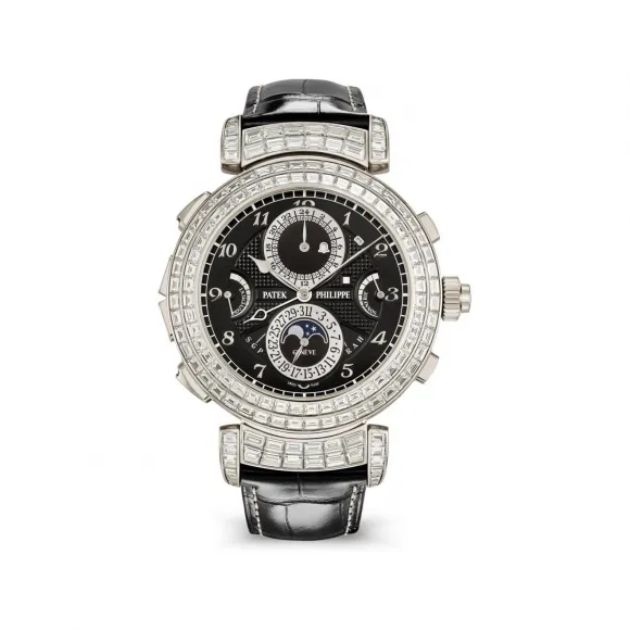百达翡丽/Patek Philippe 超级复杂功能时计 49.4MM 白金 手动机械机芯 男表 6300-400G-001