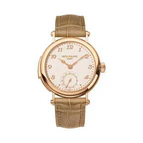 百达翡丽/Patek Philippe 超级复杂功能计时系grand Complications列 18k玫瑰金 自动机械机芯 女表 7000R-001