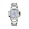 百达翡丽/Patek Philippe Nautilus 运动 鹦鹉螺 系列 不锈钢镶钻 自动机械机芯 女表 7008-1A-001