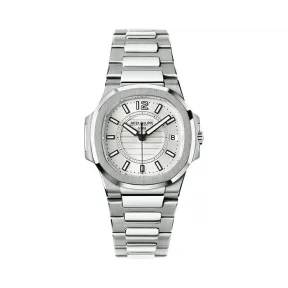 百达翡丽/Patek Philippe Nautilus 运动 鹦鹉螺 系列 18k白金 石英机芯 女表 7011-1G-001