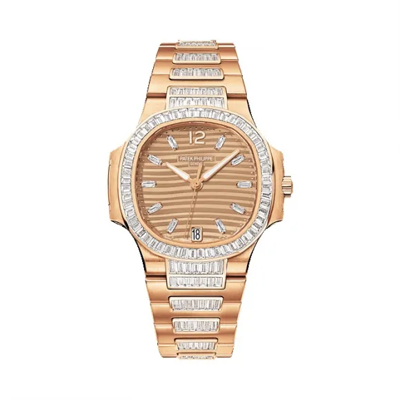 百达翡丽/Patek Philippe Nautilus 运动 鹦鹉螺 系列 玫瑰金 自动机械机芯  7014-IR-001