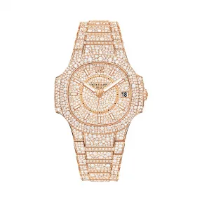 百达翡丽/Patek Philippe Nautilus 运动 鹦鹉螺 系列 玫瑰金 自动机械机芯  7021-IR-001