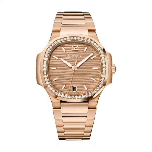 百达翡丽/Patek Philippe Nautilus 运动 鹦鹉螺 系列 玫瑰金 自动机械机芯 女表 7118-1200R-010