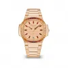 百达翡丽/Patek Philippe Nautilus 35.2MM 玫瑰金 自动机械机芯 女表 7118-1300R-001