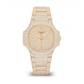 百达翡丽/Patek Philippe Nautilus 35.2MM 玫瑰金 自动机械机芯 女表 7118-1450R-001