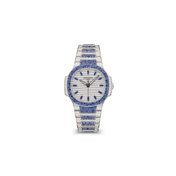 百达翡丽/Patek Philippe Nautilus 35.2 MM 白金 自动机械机芯 女表 7118-1451G-001