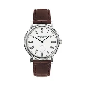 百达翡丽/Patek Philippe 古典表系列 18k白金 手动机械机芯 女表 7119G-012