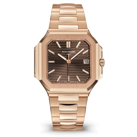 百达翡丽/Patek Philippe CUBITUS 40 MM 玫瑰金 自动机械 男表 7128-1R-001