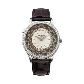 百达翡丽/Patek Philippe 复杂功能时计 Complications 系列 18k白金 自动机械机芯 女表 7130G-010