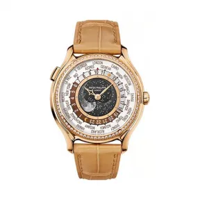 百达翡丽/Patek Philippe 特别限量系列 18k玫瑰金镶钻 自动机械机芯 男表 7175R-001