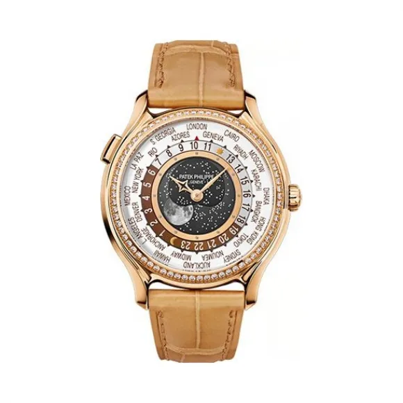百达翡丽/Patek Philippe 特别限量系列 18k玫瑰金镶钻 自动机械机芯 男表 7175R-001