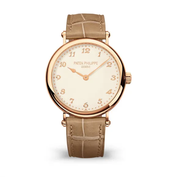 百达翡丽/Patek Philippe 卡拉特拉瓦 Calatrava 系列 玫瑰金 自动机械机芯 女表 7200R-001