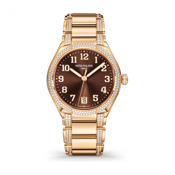百达翡丽/Patek Philippe TWENTY 4系列 玫瑰金 自动机械机芯 女表 7300-1201R-010