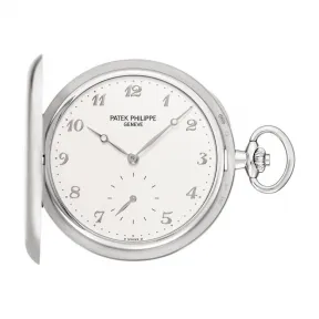 百达翡丽/Patek Philippe 怀表 Pocket 系列 白金 手动机械机芯 男表 980G-010
