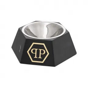 菲利普·普莱因/Philipp Plein 狗食碗 Nice Marble Black M 116369-81MR-4-0