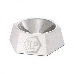 菲利普·普莱因/Philipp Plein 狗食碗 Nice Marble White L 116372-91MR-4-0