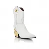 菲利普·普莱因/Philipp Plein 牛仔中跟靴哥特式 Plein AABS-WSE0624-PLE010N-01
