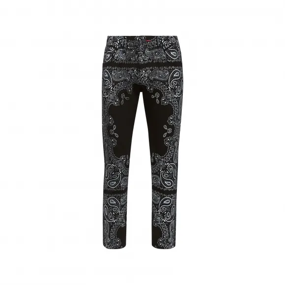 菲利普·普莱因/Philipp Plein 牛仔长裤紧身版型佩斯利头巾 FACC-MDT3533-PDE004N-02
