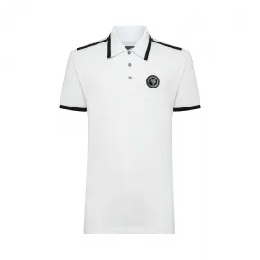 普兰/Plein Sport 白色 男士 polo衫 P19C-MTK3371-SJY001N_01