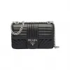 普拉达/Prada Prada Diagramme 中号皮革单肩包 1BD108-2D91-F0633