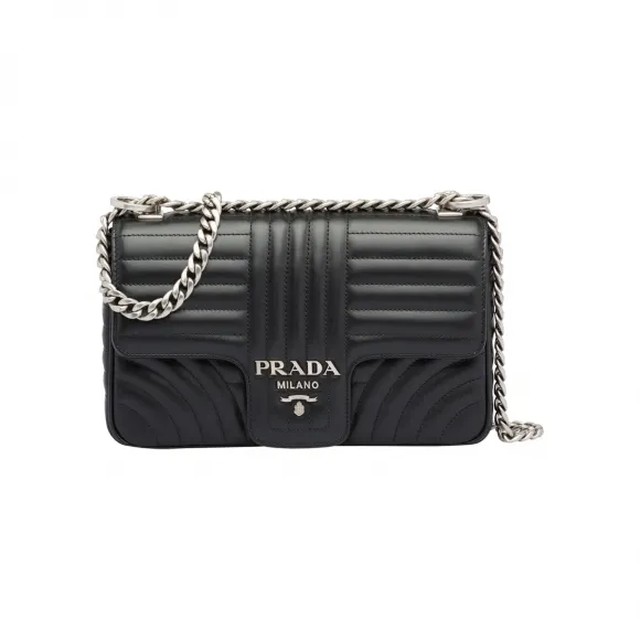 普拉达/Prada Prada Diagramme 中号皮革单肩包 1BD108-2D91-F0633