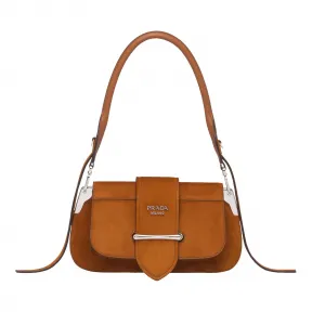 普拉达/Prada 紫檀木色/干邑色  皮包 1BD168 2CD2 F0XUT