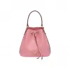 普拉达/Prada Saffiano 皮革水桶包 1BE032 2A4A F0442