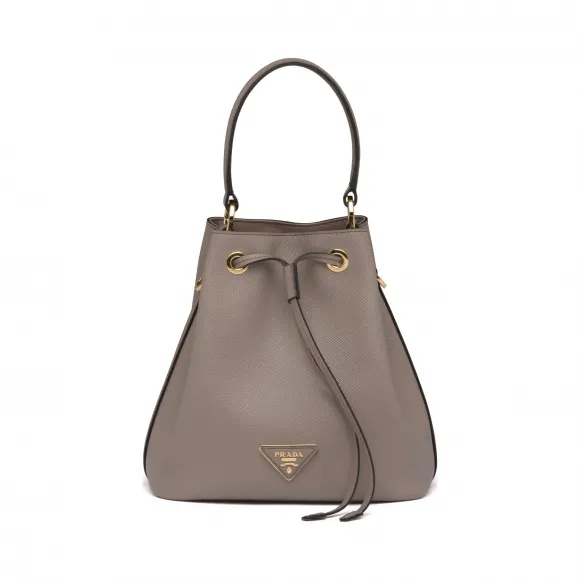 普拉达/Prada Saffiano 皮革水桶包 1BE032-2A4A-F0572