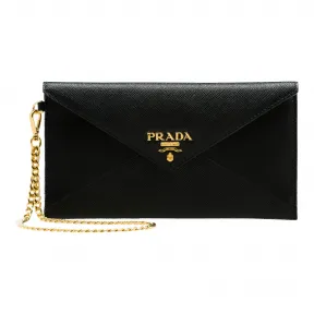 普拉达/Prada 黑色  信封包 1MF002 2EEP F0002