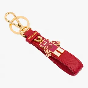 普拉达/Prada 红色  钥匙扣 1PP699 053 F068Z