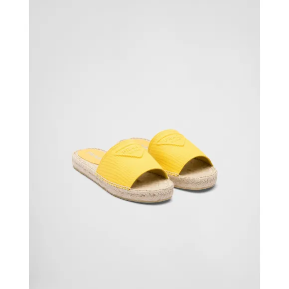 普拉达/Prada 织物草底鞋 1XX619-3LKE-F0377