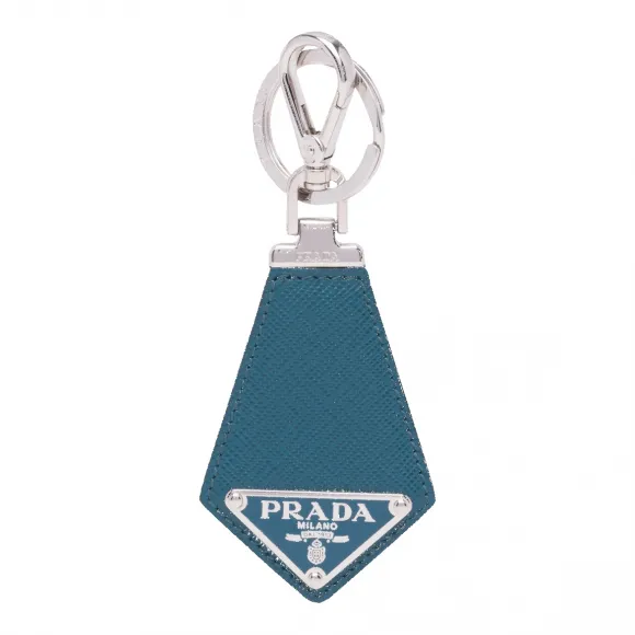 普拉达/Prada 深青色/星际蓝  钥匙扣 2PP041 053 F0491