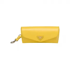 普拉达/Prada Saffiano 皮革眼镜套 2RA009-053-F0377
