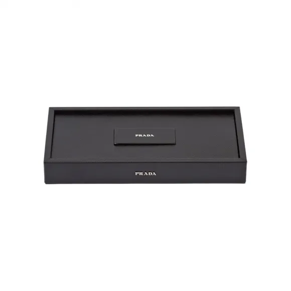 普拉达/Prada Saffiano 皮革多米诺牌 2SG002-0DC-F0002