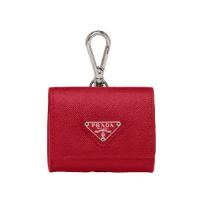 普拉达/Prada Saffiano 皮革耳机包 2TT133-2AHF-F068Z