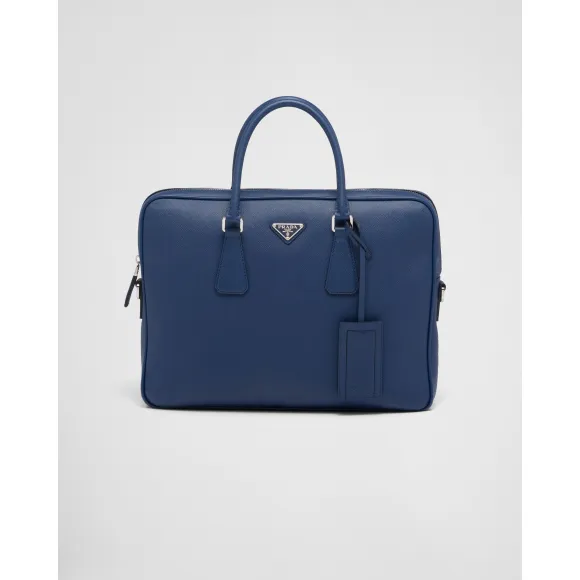 普拉达/Prada 矢车菊蓝  公文包 2VE368 9Z2 F0016