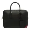 普拉达/Prada 黑色+宝石红  公文包 2VE368 9Z2 F0H0Y