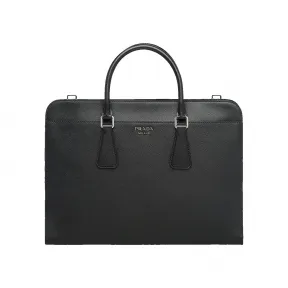 普拉达/Prada Saffiano 皮革公文包 2VN006-2FAD-F0002