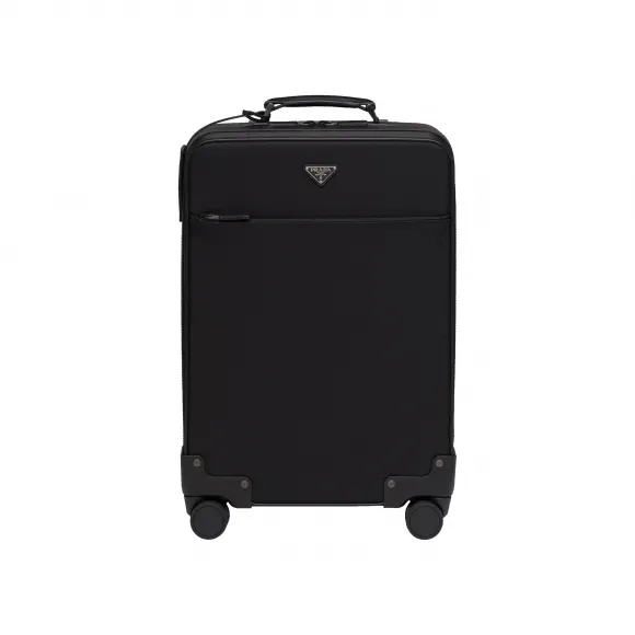 普拉达/Prada Re-Nylon 再生尼龙和Saffiano 皮革行李箱 2VQ004-2DMH-F0002-V-OOO